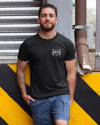 Men’s Heather Tee - Hunter Embroidered Design