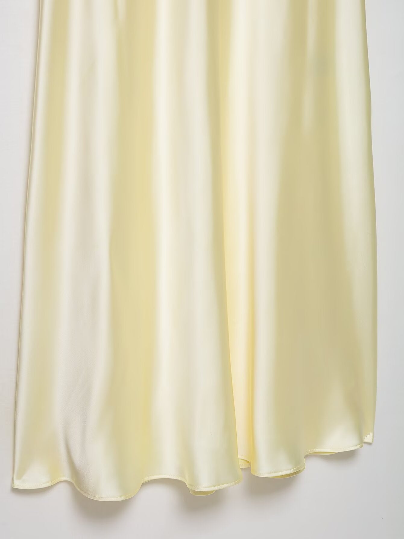 Women’s Satin Bowknot V-Neck Maxi Dress