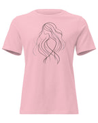 Women's Line Art Relaxed T-Shirt