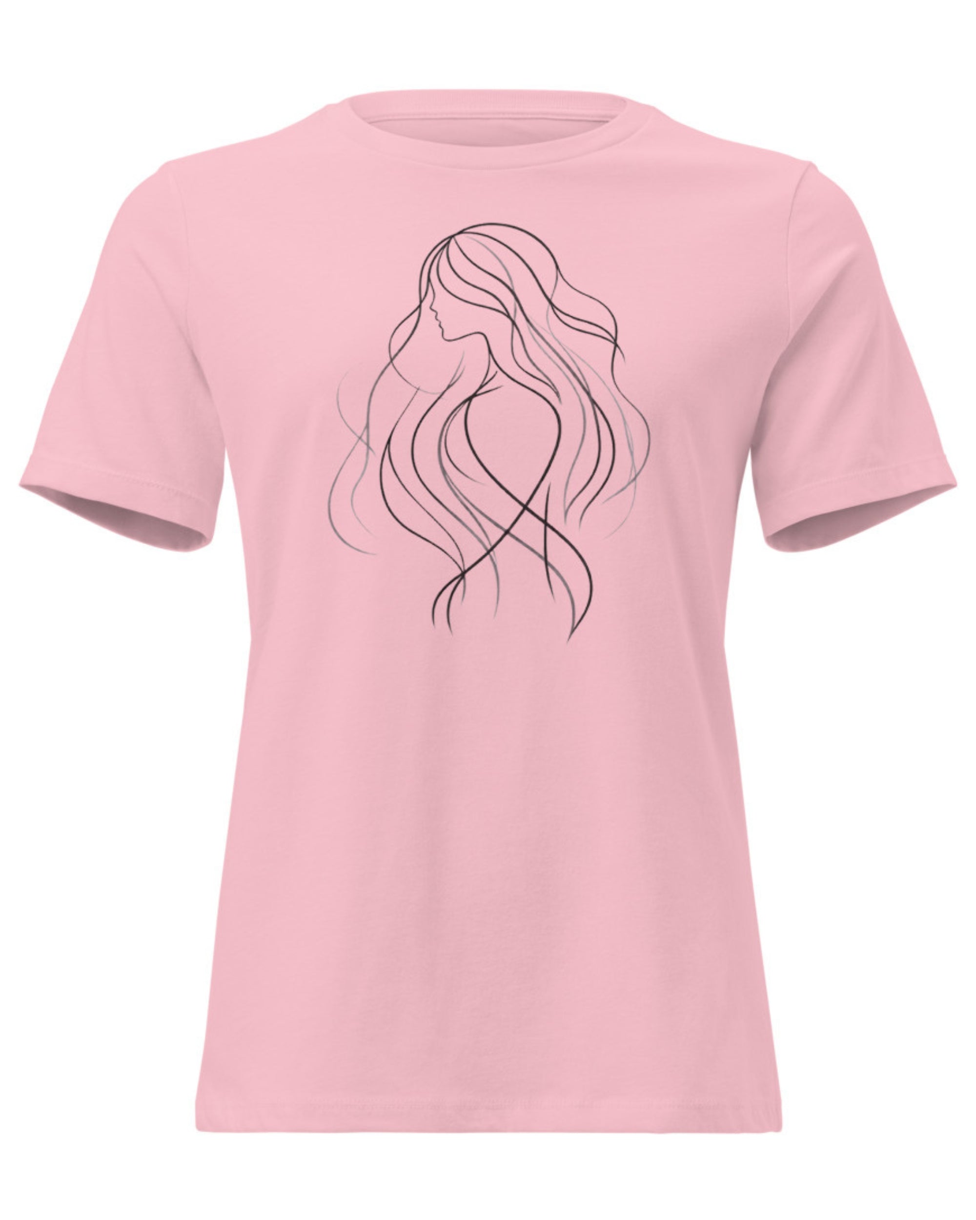 Women's Line Art Relaxed T-Shirt