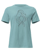 Women's Line Art Relaxed T-Shirt