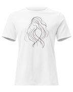 Women's Line Art Relaxed T-Shirt