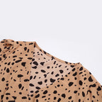 Women’s Animal Print Belted A-Line Mini Dress