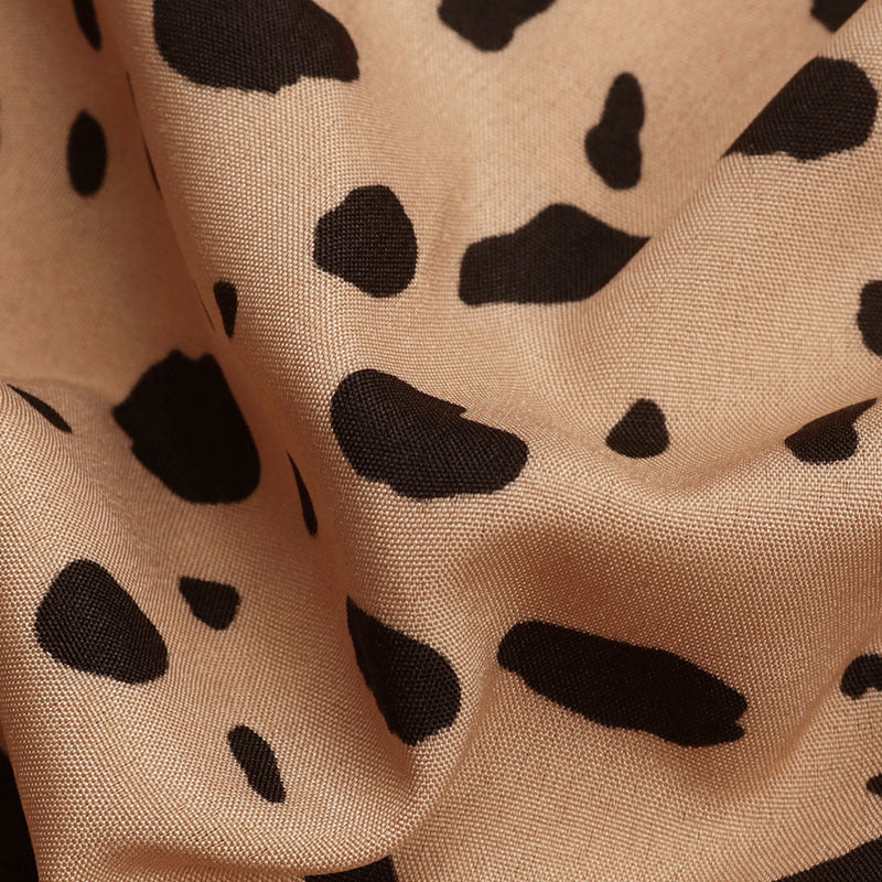 Women’s Animal Print Belted A-Line Mini Dress