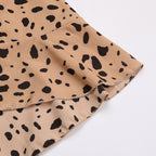 Women’s Animal Print Belted A-Line Mini Dress