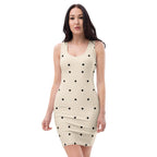 Women’s Cotton Bodycon Dress – Polka Dots