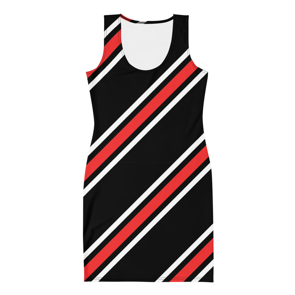 Women's Bodycon dress - Stripes Pattern