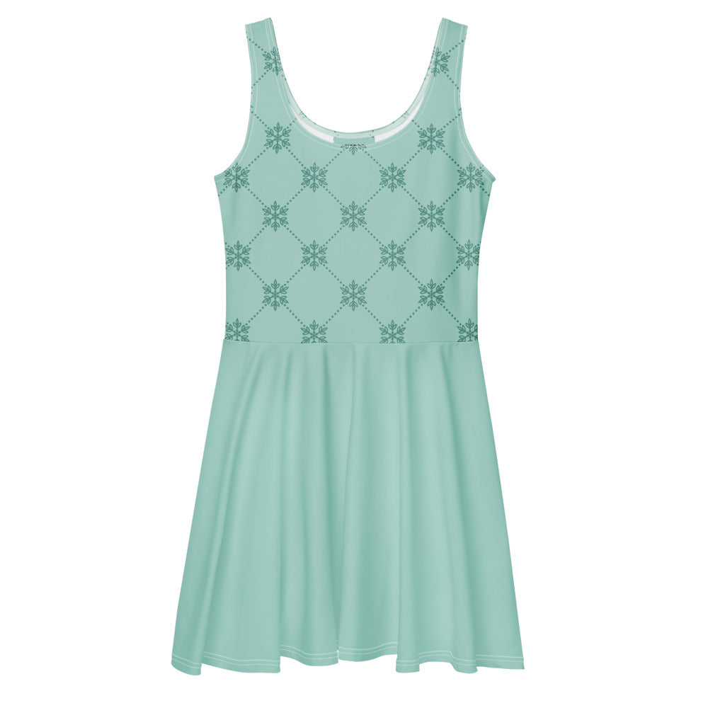 Women's Skater Dress - Abstract Pattern