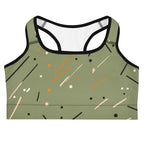 Women’s Sports Bra - Modern Abstract Pattern