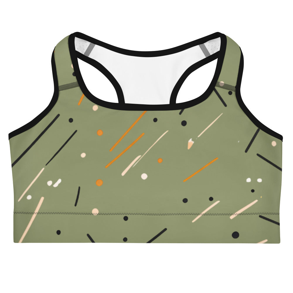 Women’s Sports Bra - Modern Abstract Pattern