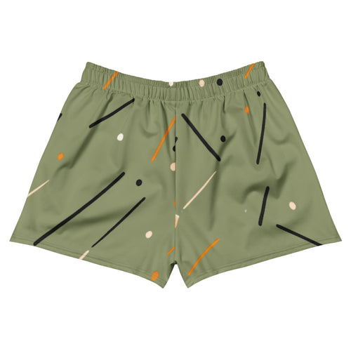 Unisex Athletic Shorts - Modern Abstract Pattern
