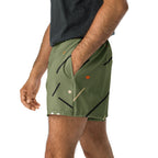 Unisex Athletic Shorts - Modern Abstract Pattern