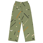 Unisex wide-leg pants - Modern Abstract Pattern