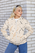 Unisex Bomber Jacket - Modern Abstract Pattern
