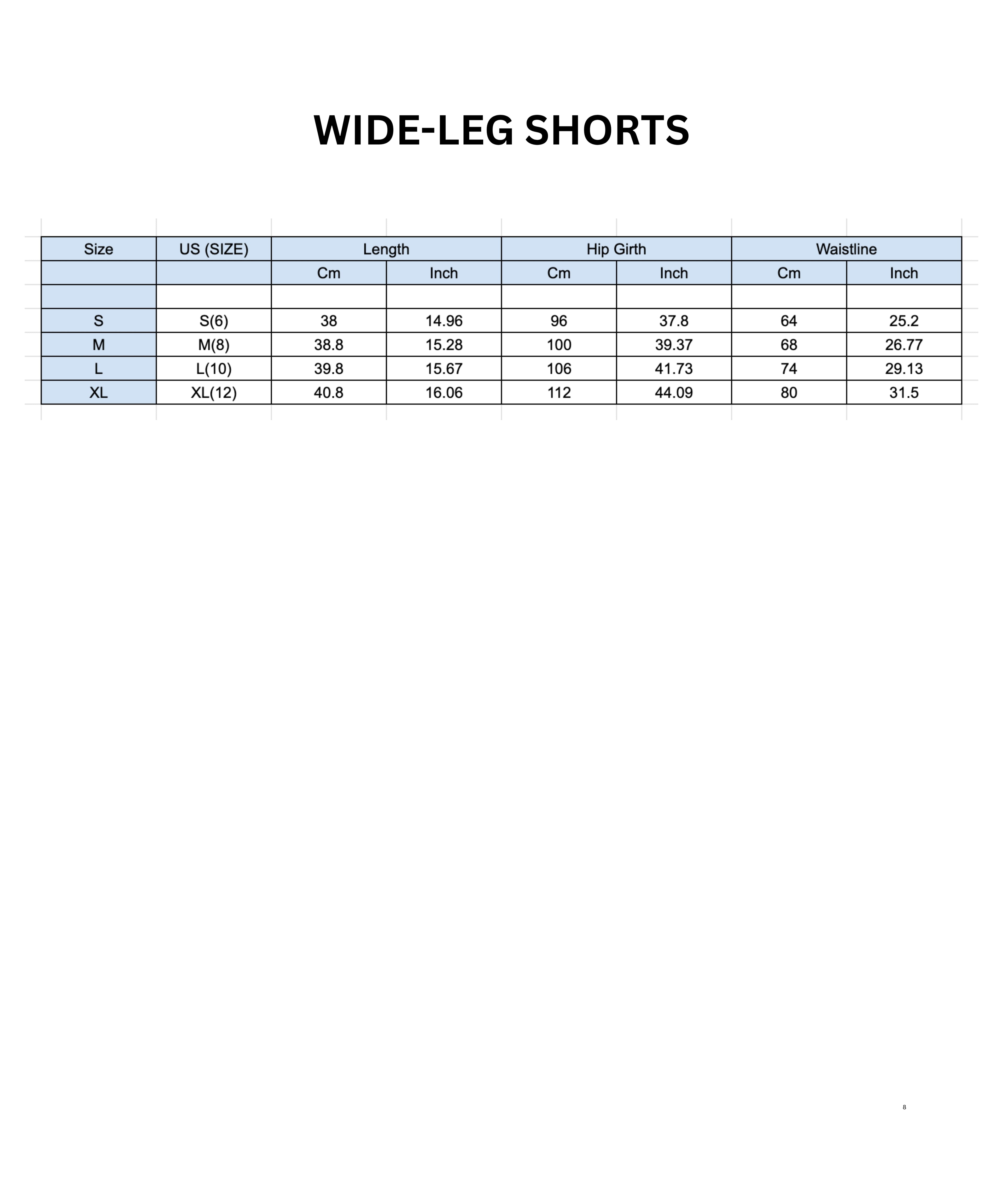 Women’s High-Waist Smocked Ruffle Wide-Leg Shorts