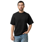 Unisex Onyx Black Jacquard Knitted Classic Tee