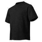 Unisex Onyx Black Jacquard Knitted Classic Tee