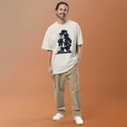 Men's Oversized Faded Tee - Teddy
