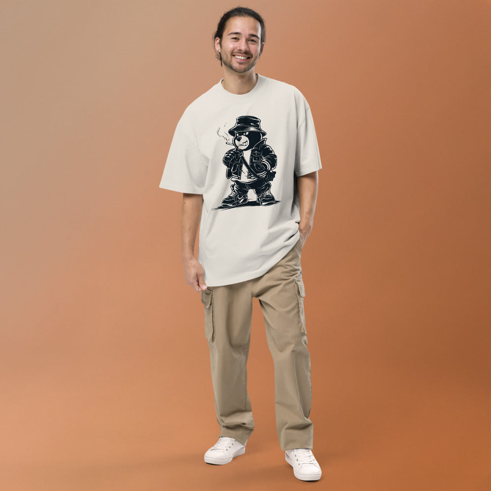 Men's Oversized Faded Tee - Teddy