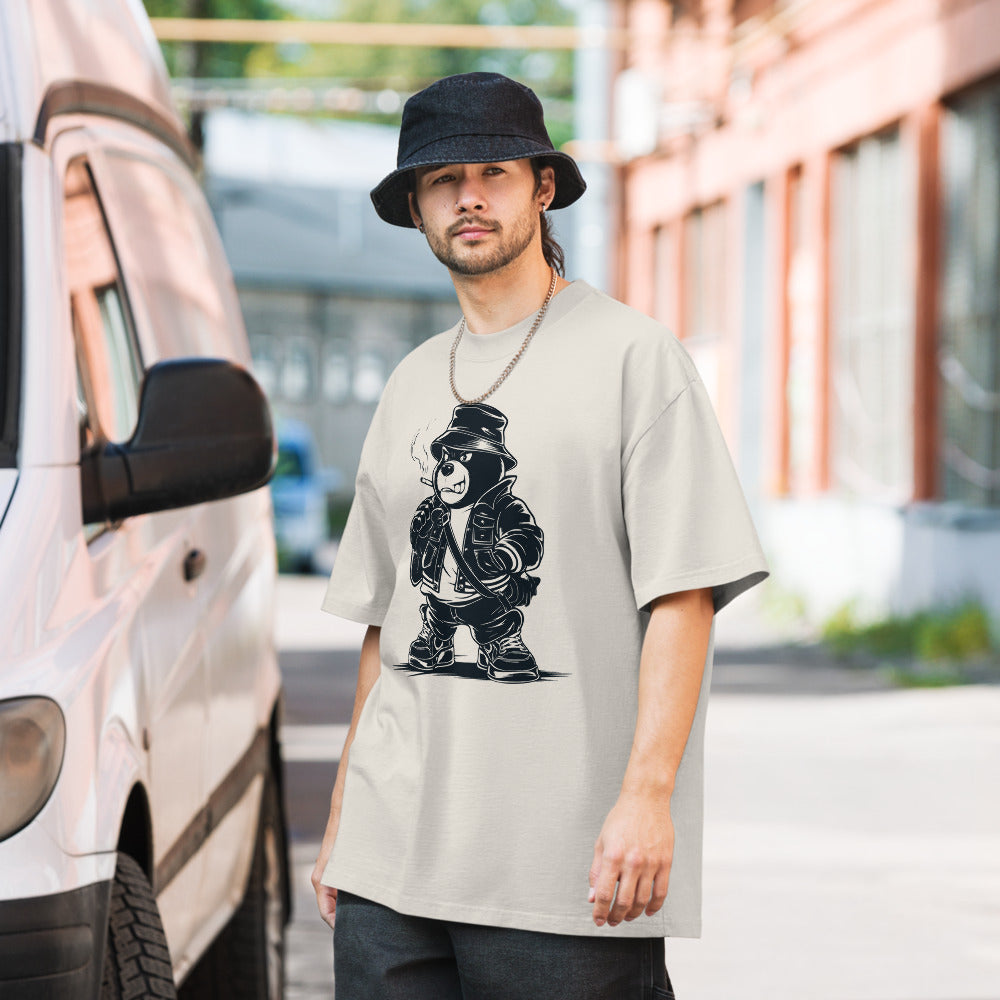 Men's Oversized Faded Tee - Teddy