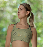 Women’s Sports Bra - Modern Abstract Pattern