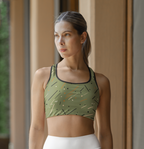 Women’s Sports Bra - Modern Abstract Pattern